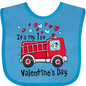 My first Valentines Day Bib